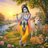 Lord Kṛṣṇa in Vṛndāvana